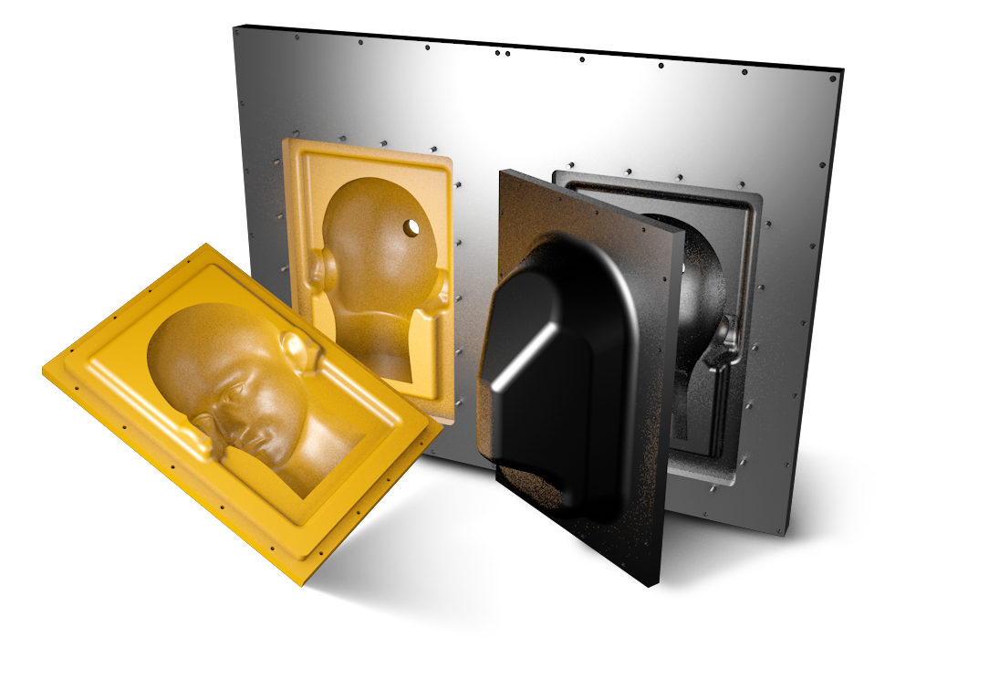 Male Head Tooling Asm Male Head Tooling Asm